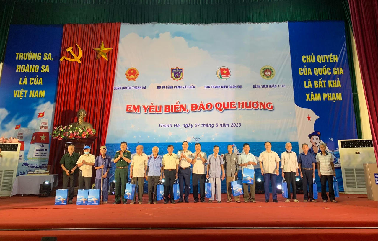 Cảnh sát biển bồi đắp, lan toả tình yêu biển, đảo quê hương cho thế hệ trẻ huyện Thanh Hà