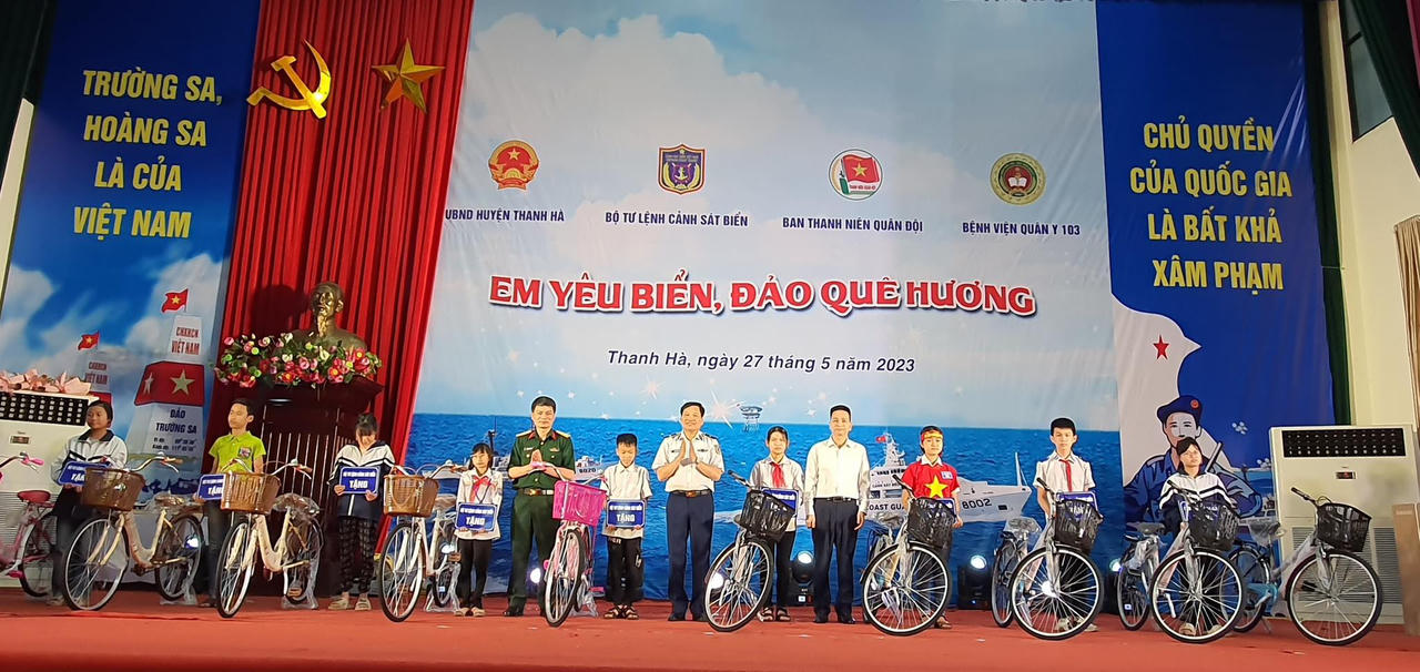 Cảnh sát biển bồi đắp, lan toả tình yêu biển, đảo quê hương cho thế hệ trẻ huyện Thanh Hà