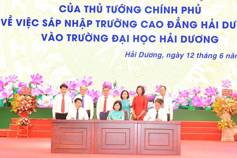 Sáp nhập Cao đẳng Hải Dương vào Đại học Hải Dương 