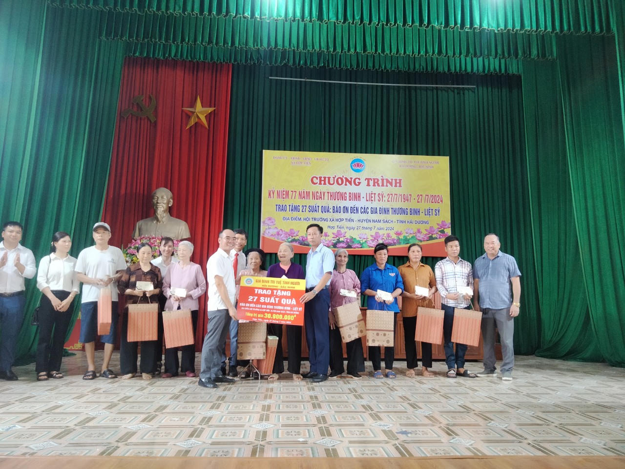 Hợp Tiến (Nam Sách, Hải Dương): Nhiều hoạt động ý nghĩa, tri ân Ngày Thương binh - Liệt sỹ 27/7