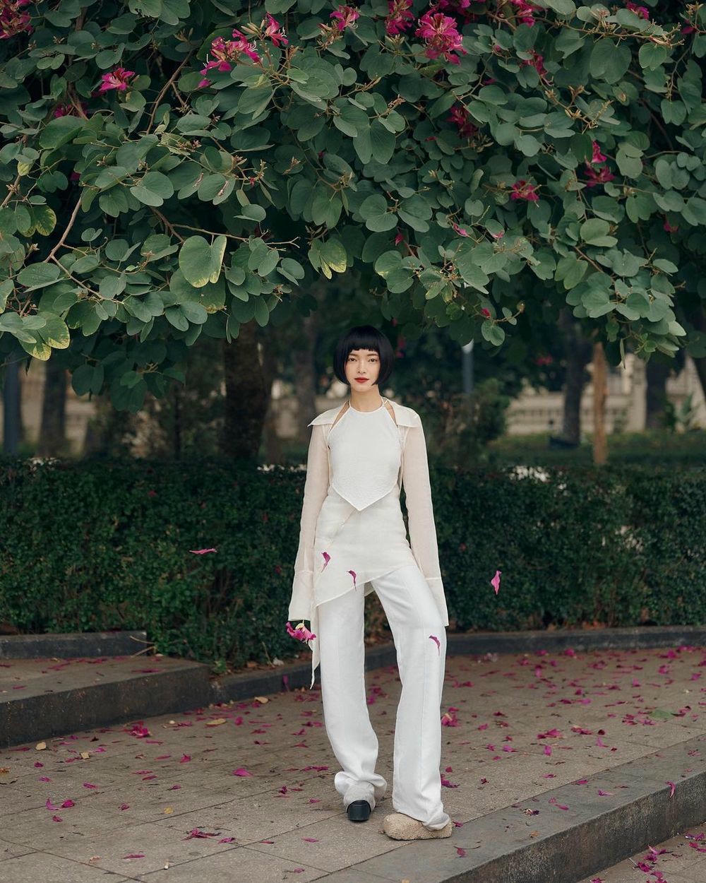  Châu Bùi lên đồ ấn tượng đầu năm. (Ảnh: IG)