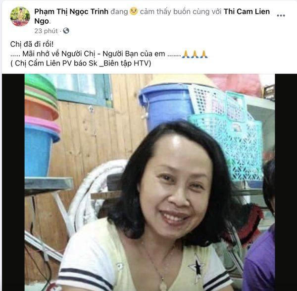 Dàn sao Việt xót xa trước tin MC Cẩm Liên qua đời; Vợ chồng Lý Hải sao kê 51 triệu đồng quyên góp