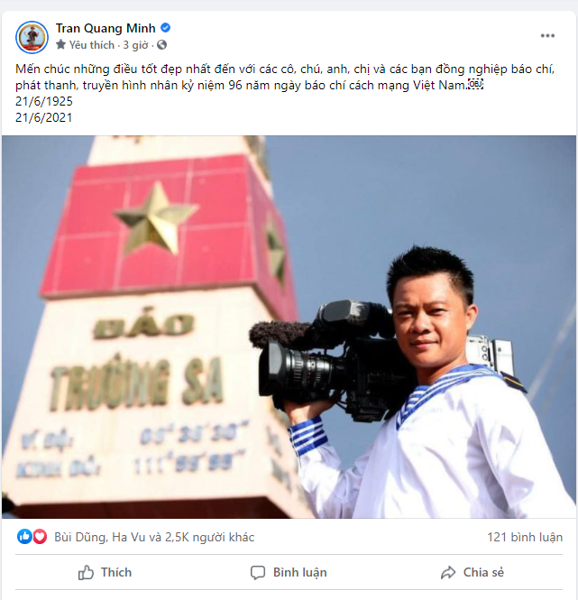 Sao Việt chúc mừng ngày Báo chí Cách mạng Việt Nam 21/6