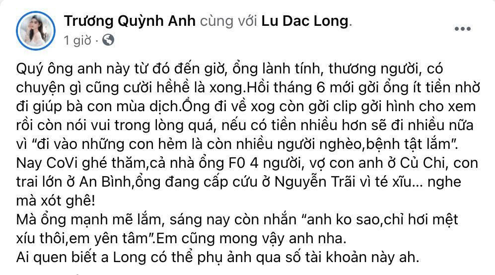MC Đại Nghĩa sáng phát hàng chục tấn rau củ, khuya ăn tạm bánh giò; sao Việt kêu gọi ủng hộ nam diễn viên cả nhà 4 người mắc COVID-19