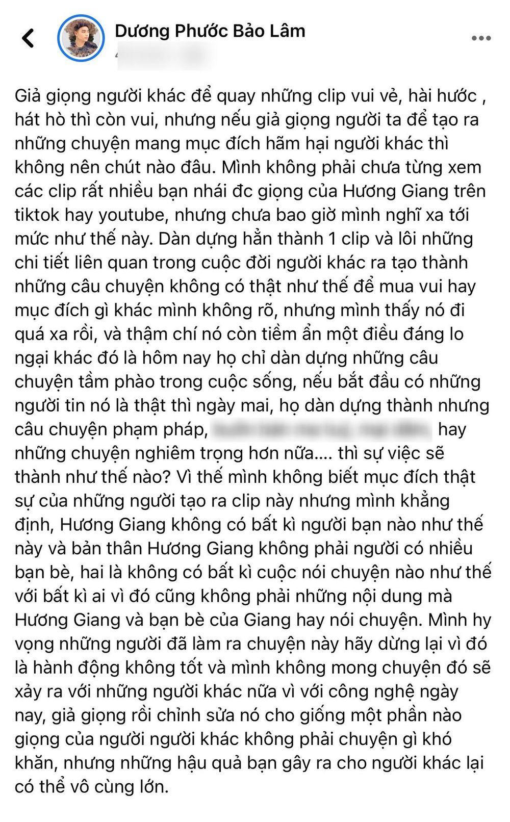Hương Giang bị giả giọng để bôi nhọ danh dự; Quyền Linh đính chính thông tin hỗ trợ 1,5 triệu đồng