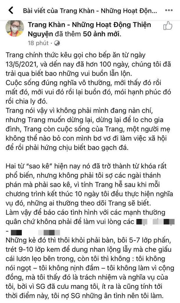 Trang Trần thông báo lý do dừng làm từ thiện; Xuân Lan phủ nhận tin gia đình Phi Nhung kêu gọi quyên góp