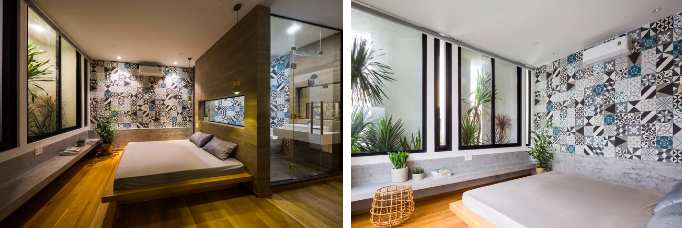 Kiến trúc "bổ đôi" biệt lập nhưng vẫn không thiếu sự gắn kết của căn biệt thự ở Sài Thành 