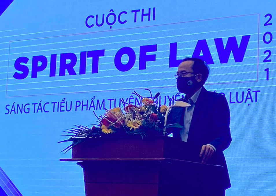 Trao giải cuộc thi Sáng tác tiểu phẩm tuyên truyền pháp luật "Spirit of Law" 