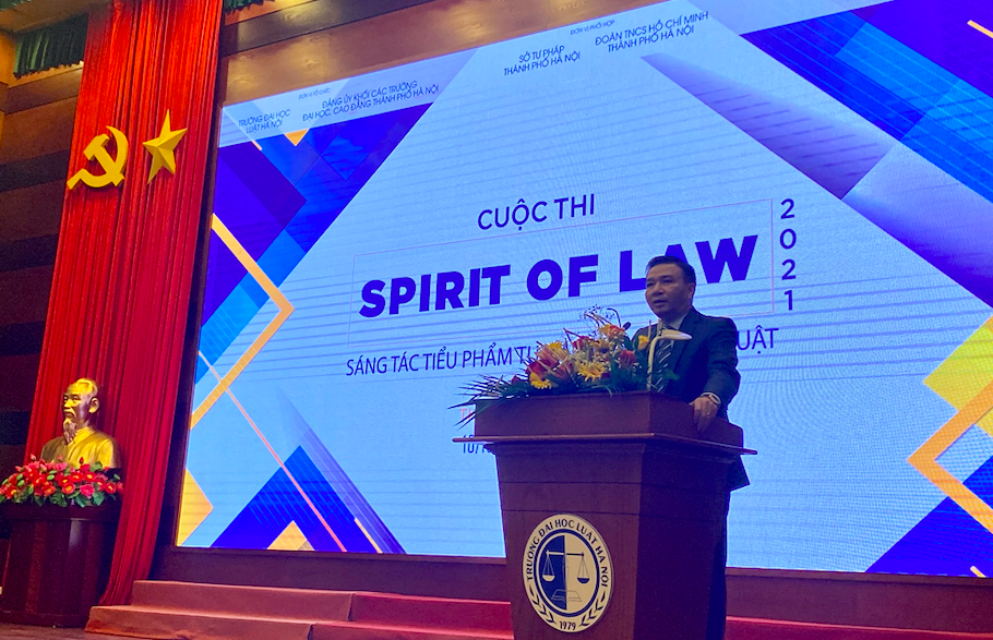 Trao giải cuộc thi Sáng tác tiểu phẩm tuyên truyền pháp luật "Spirit of Law" 