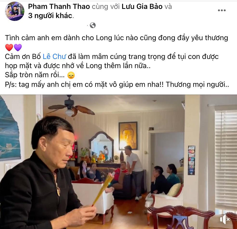 Bạn bè Vân Quang Long tụ họp đông đủ trong ngày giỗ sớm của cố ca sĩ tại Mỹ