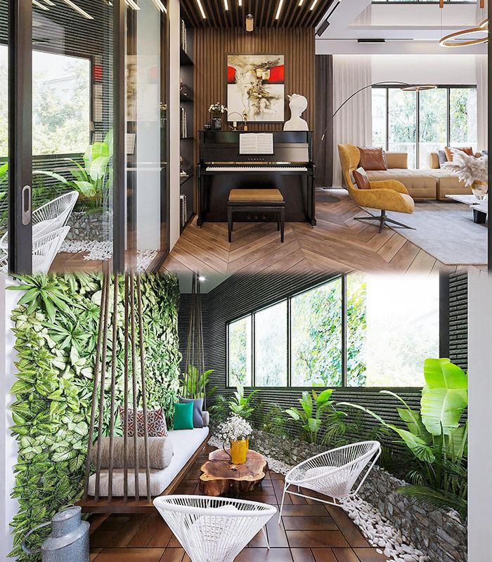 Cận cảnh bên trong 2 biệt thự tiền tỷ đáng ngưỡng mộ của Hồng Đăng