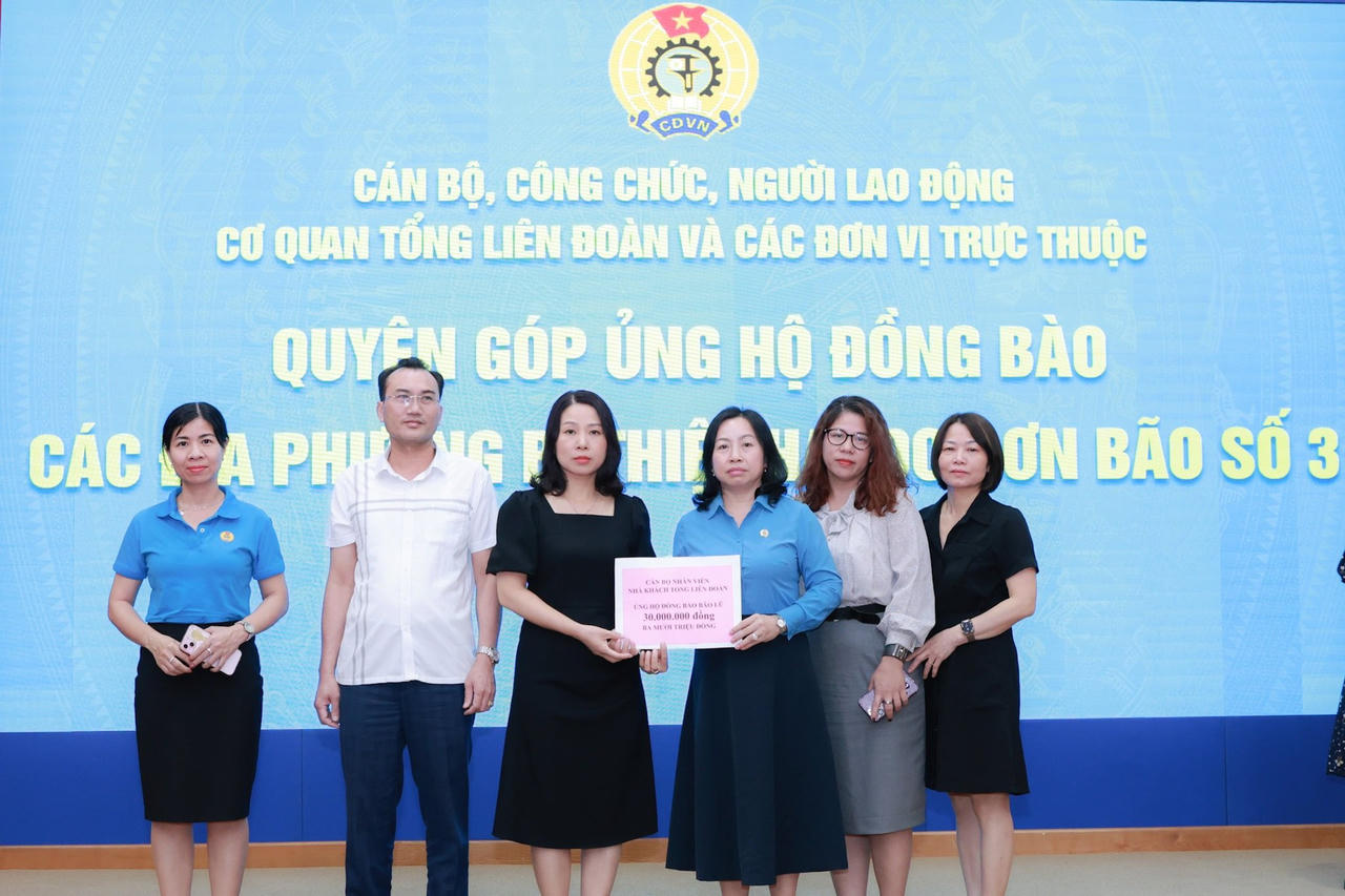 Hỗ trợ đoàn viên, người lao động bị ảnh hưởng bão số 3