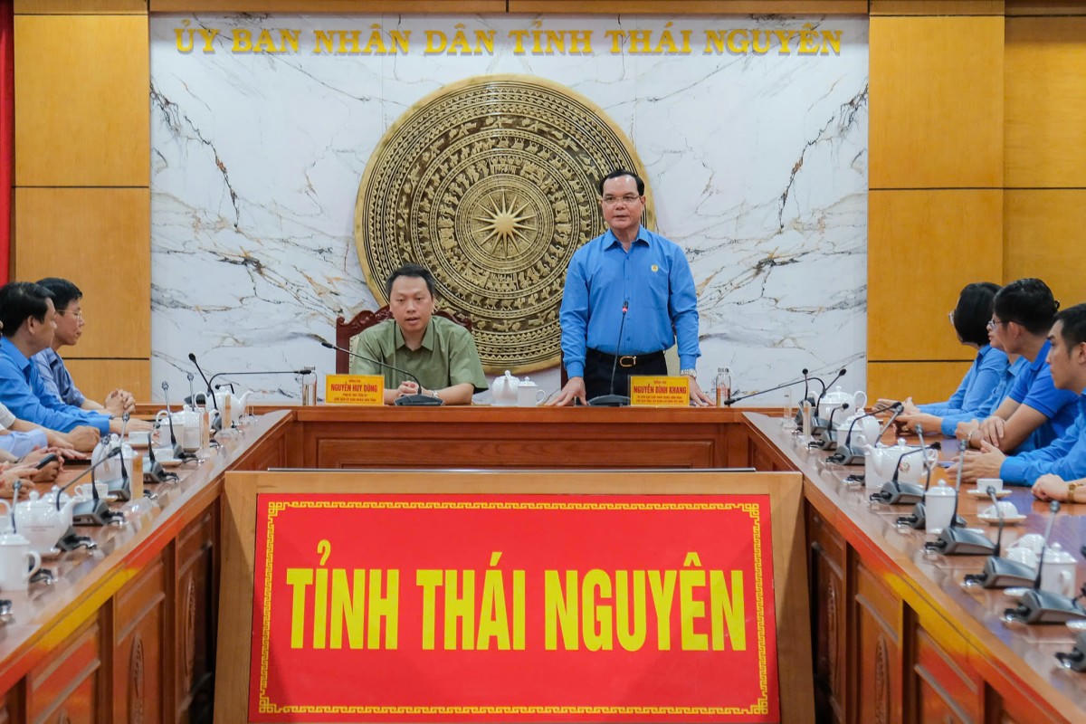 Tổng Liên đoàn Lao động Việt Nam hỗ trợ 3 tỷ đồng cho đoàn viên, người lao động tại Thái Nguyên 
