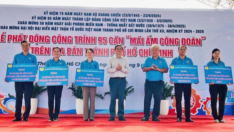 Phát động công trình 95 'Mái ấm công đoàn' cho người lao động tại TP Hồ Chí Minh