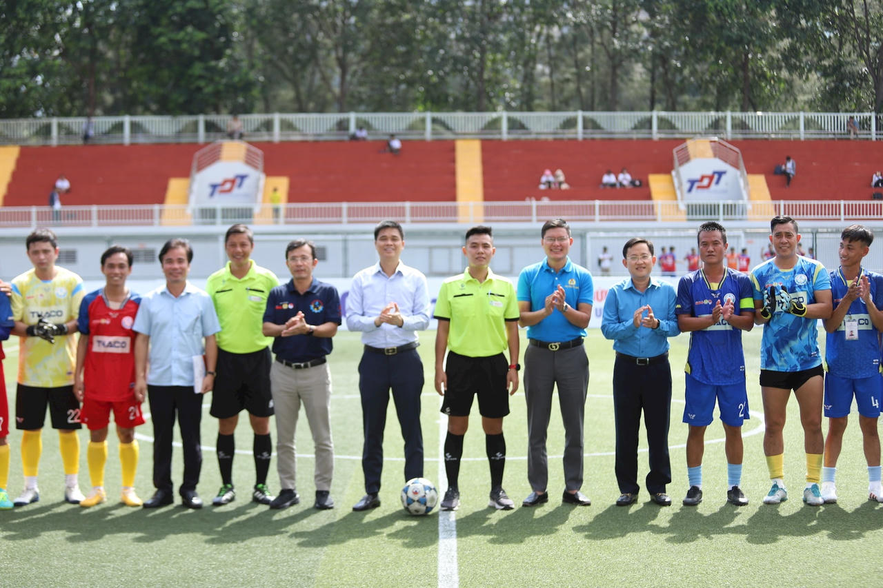 Khai mạc 'Giải Bóng đá công nhân, viên chức Việt Nam 2024'