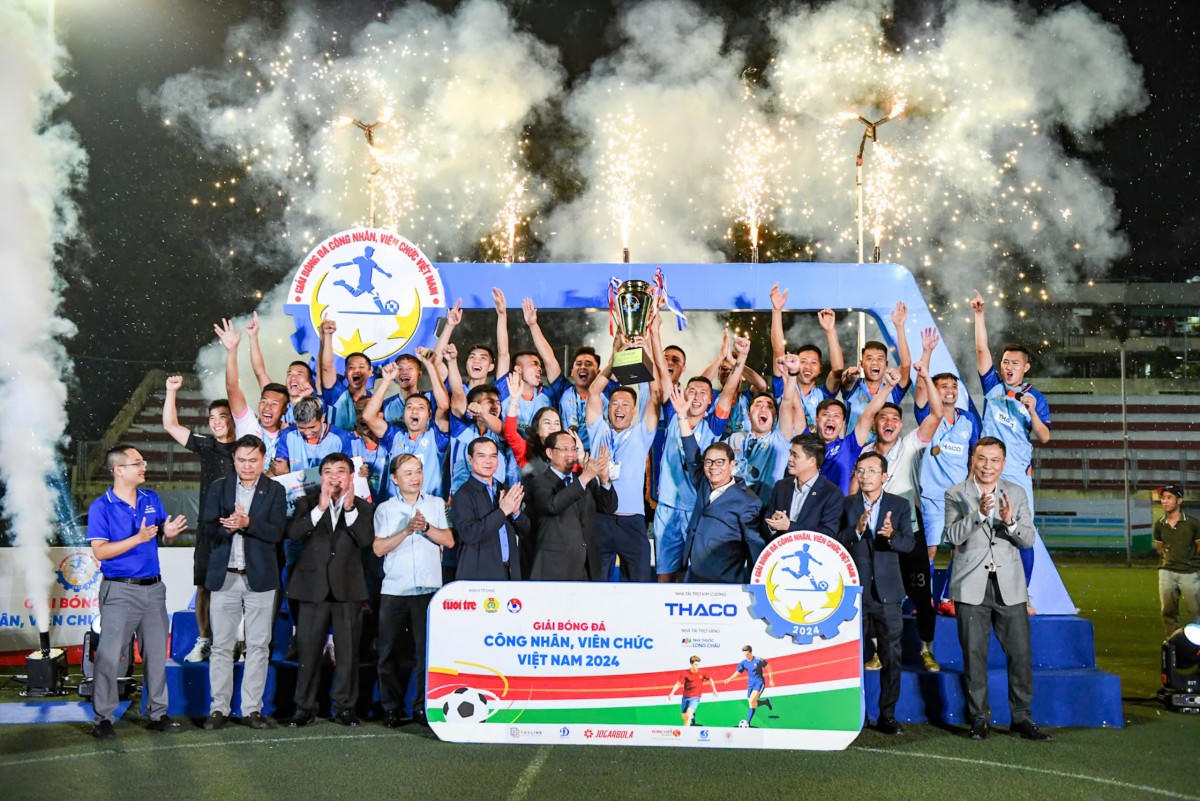 Bế mạc Giải bóng đá công nhân, viên chức Việt Nam 2024