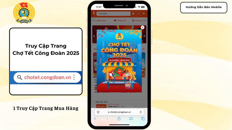 Nhiều ưu đãi cho đoàn viên, người lao động tại Chợ Tết công đoàn 2025