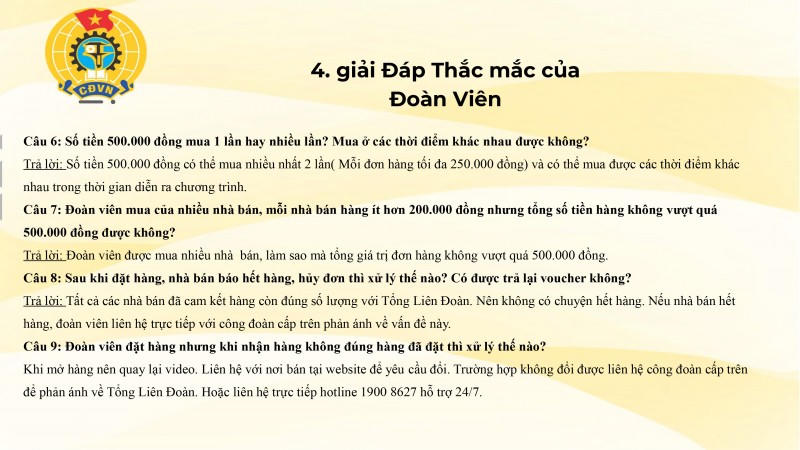 Nhiều ưu đãi cho đoàn viên, người lao động tại Chợ Tết công đoàn 2025