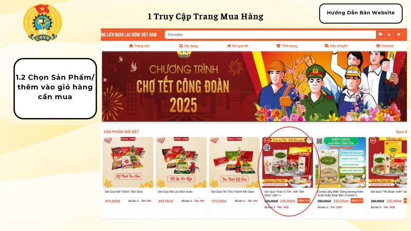 Nhiều ưu đãi cho đoàn viên, người lao động tại Chợ Tết công đoàn 2025