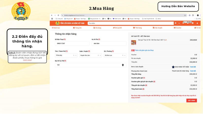 Nhiều ưu đãi cho đoàn viên, người lao động tại Chợ Tết công đoàn 2025