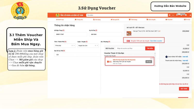 Nhiều ưu đãi cho đoàn viên, người lao động tại Chợ Tết công đoàn 2025