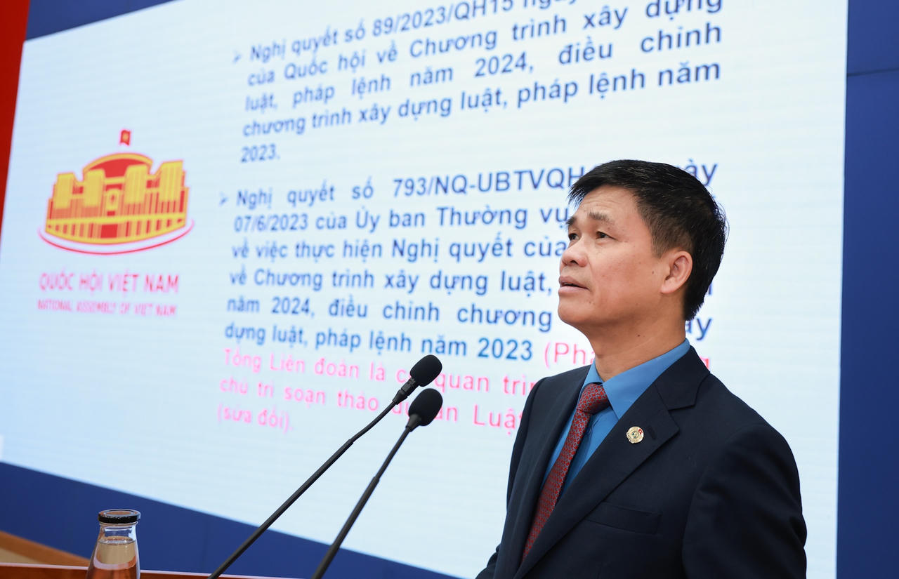 Hội nghị triển khai Luật Công đoàn, Luật Bảo hiểm xã hội 2024