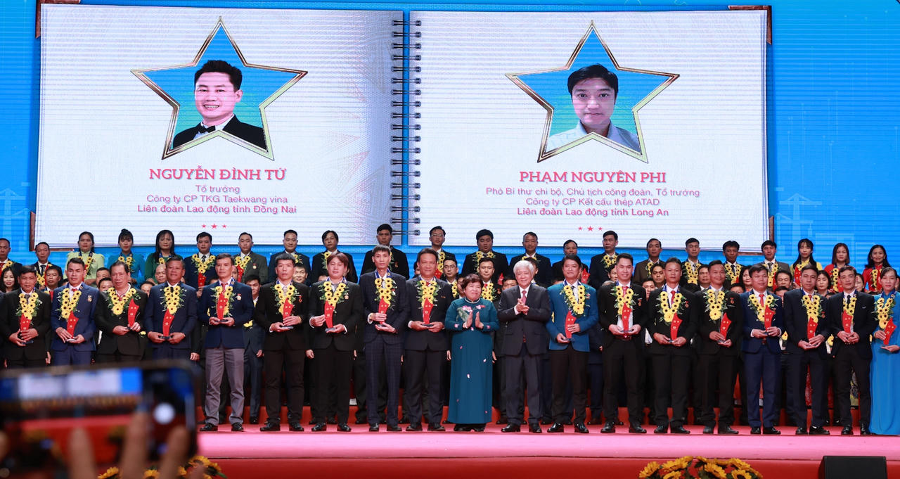 Biểu dương 95 Gương sáng công nhân tiền phong