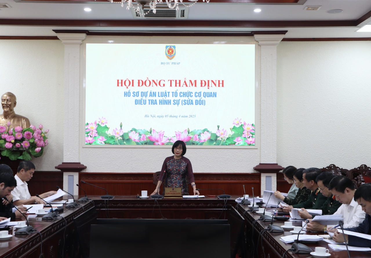 Thẩm định Luật Tổ chức cơ quan điều tra hình sự (sửa đổi): Đề nghị giữ nguyên mô hình cơ quan điều tra đặc thù