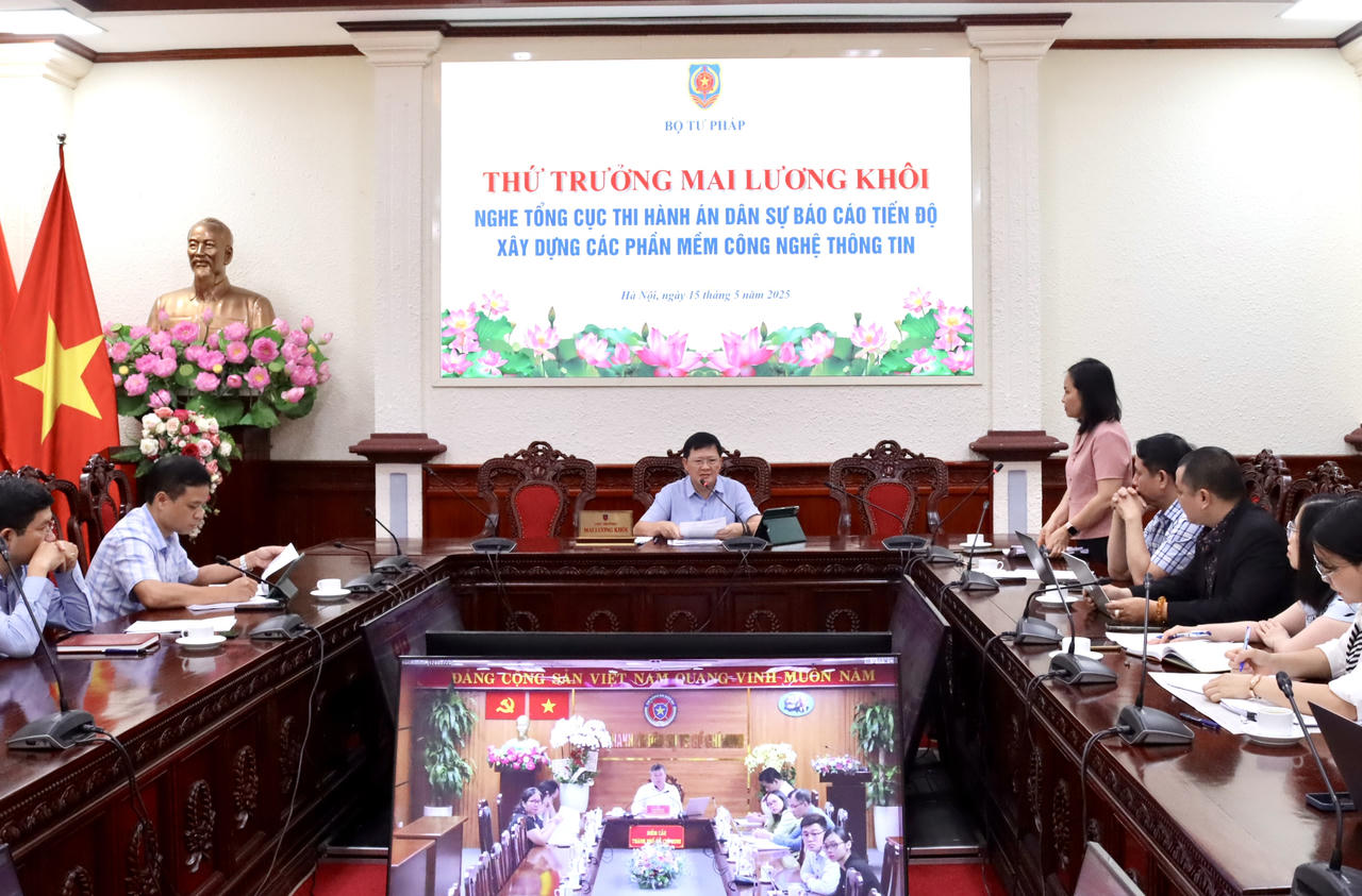 Đẩy nhanh tiến độ chuyển đổi số trong thi hành án dân sự