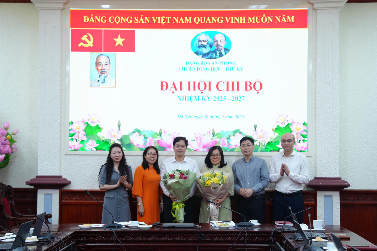 Chi bộ Tổng hợp – Thư ký tổ chức thành công Đại hội nhiệm kỳ 2025-2027