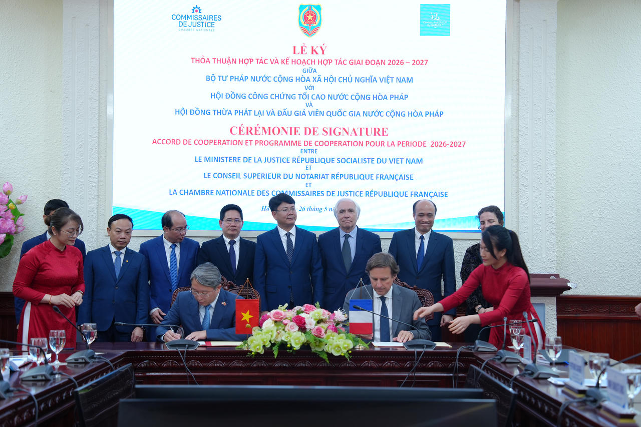 Thúc đẩy hợp tác giữa các Hội nghề luật Việt Nam - Pháp