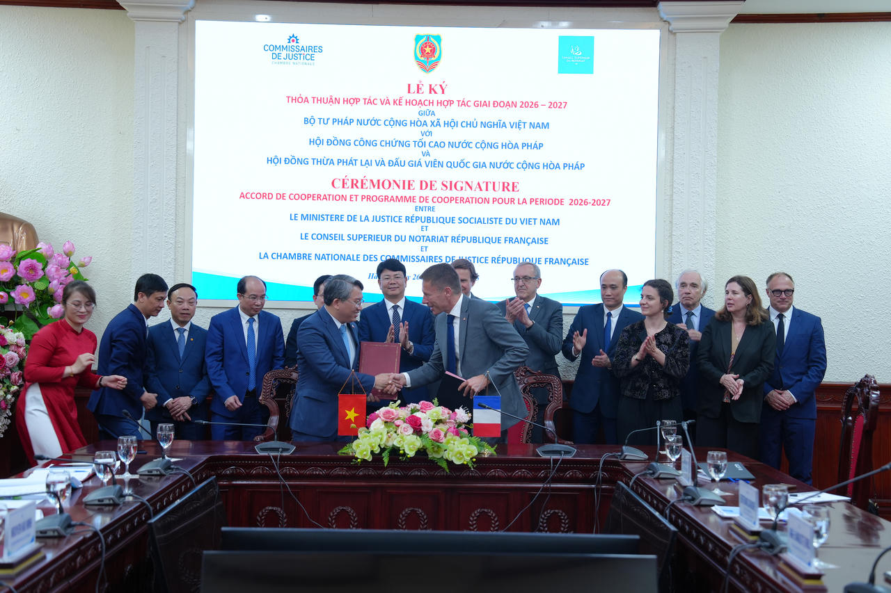 Thúc đẩy hợp tác giữa các Hội nghề luật Việt Nam - Pháp