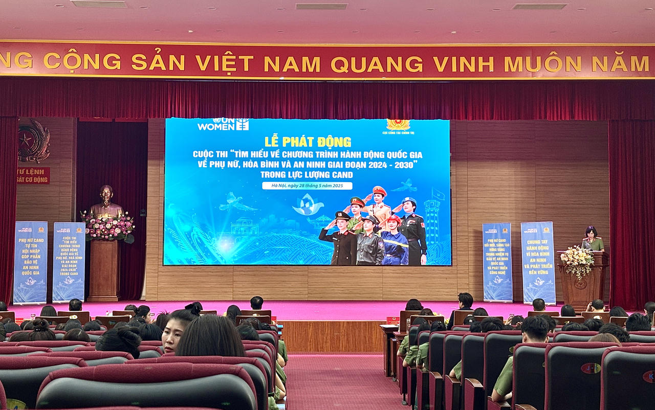 Phát động Cuộc thi về Phụ nữ, Hòa bình và An ninh trong công an nhân dân