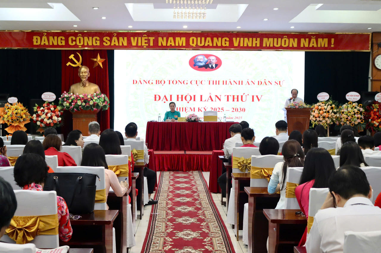 Tổng cục Thi hành án dân sự tổ chức thành công Đại hội Đảng bộ lần thứ IV