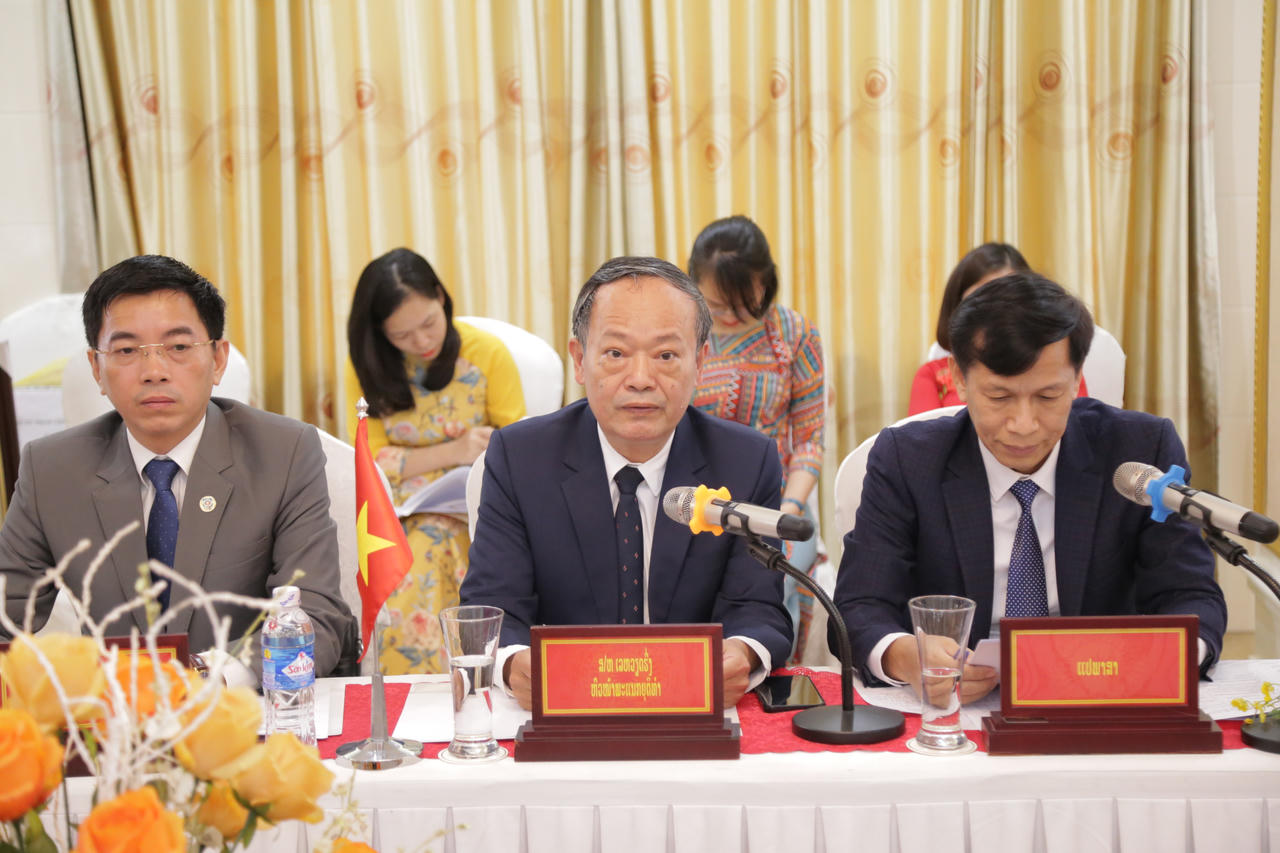 Hội đàm về công tác tư pháp giữa Sở Tư pháp tỉnh Hà Tĩnh và Sở Tư pháp tỉnh Bolikhămxay