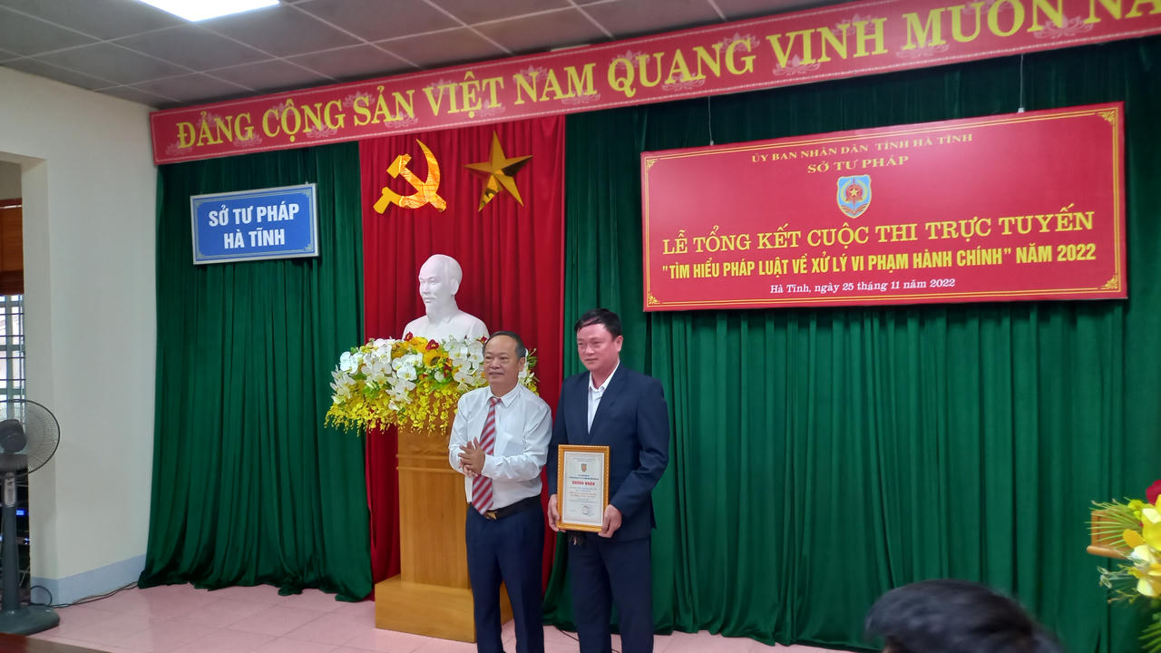 Hà Tĩnh: Gần 46.000 người tham gia cuộc thi trực tuyến “Tìm hiểu pháp luật về xử lý vi phạm hành chính”