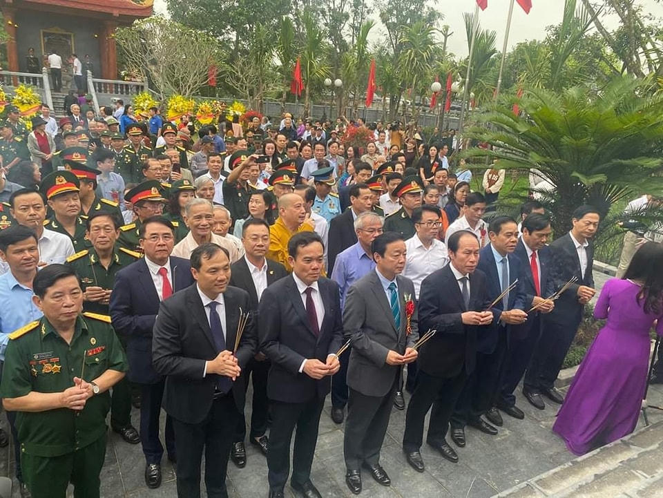 Long trọng tổ chức Lễ tưởng niệm các liệt sĩ hy sinh tại Cầu Nhe