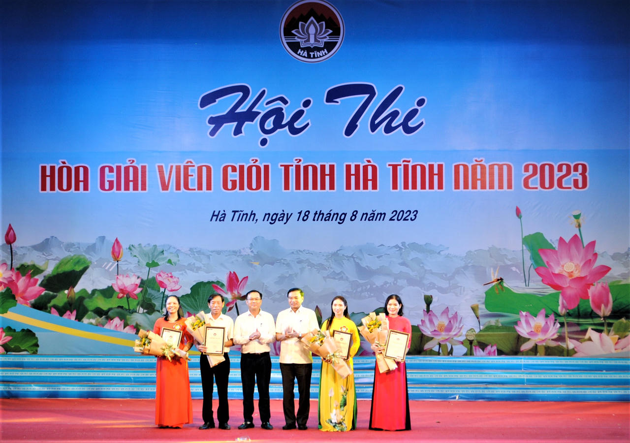 Sôi nổi Hội thi hòa giải viên giỏi tỉnh Hà Tĩnh 2023