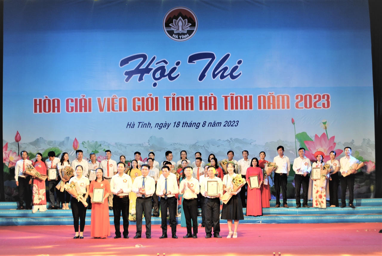 Sôi nổi Hội thi hòa giải viên giỏi tỉnh Hà Tĩnh 2023