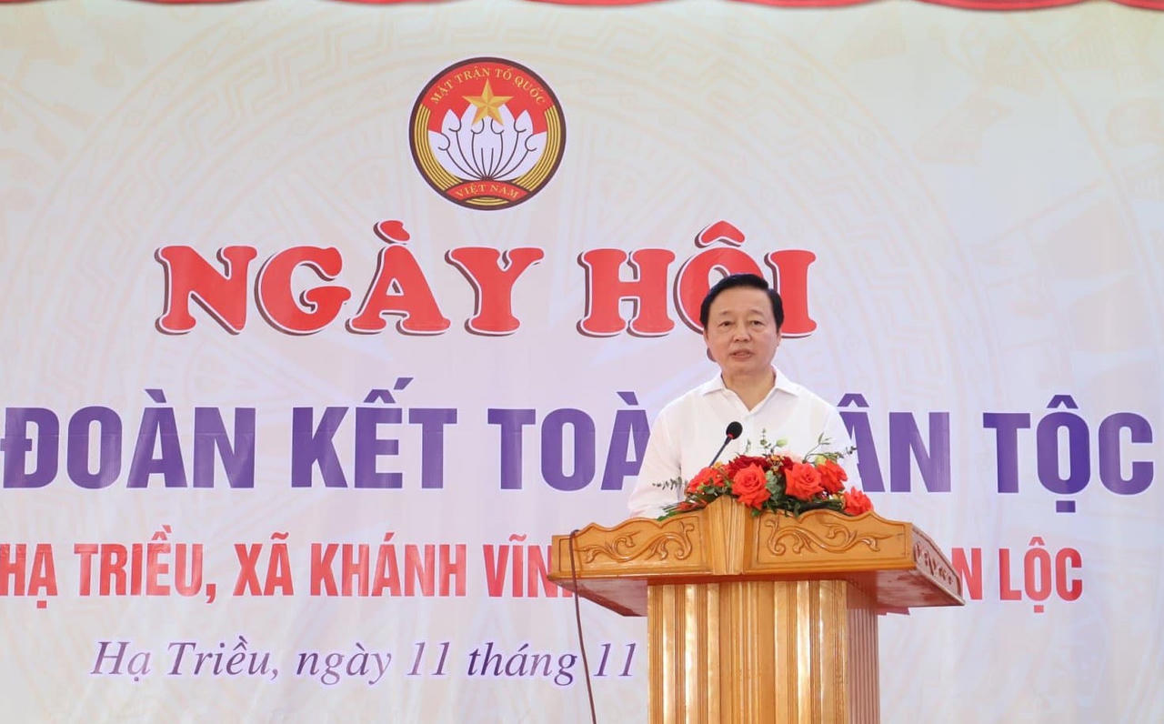 Phó Thủ tướng Trần Hồng Hà dự ngày hội đại đoàn kết tại Hà Tĩnh 