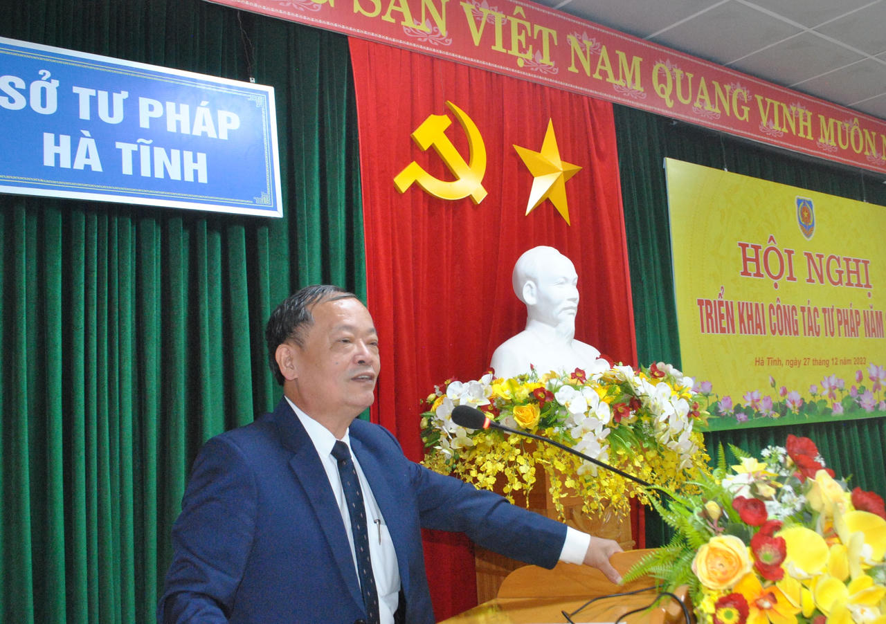 Ngành Tư pháp Hà Tĩnh triển khai đồng bộ, hiệu quả các mặt công tác năm 2023