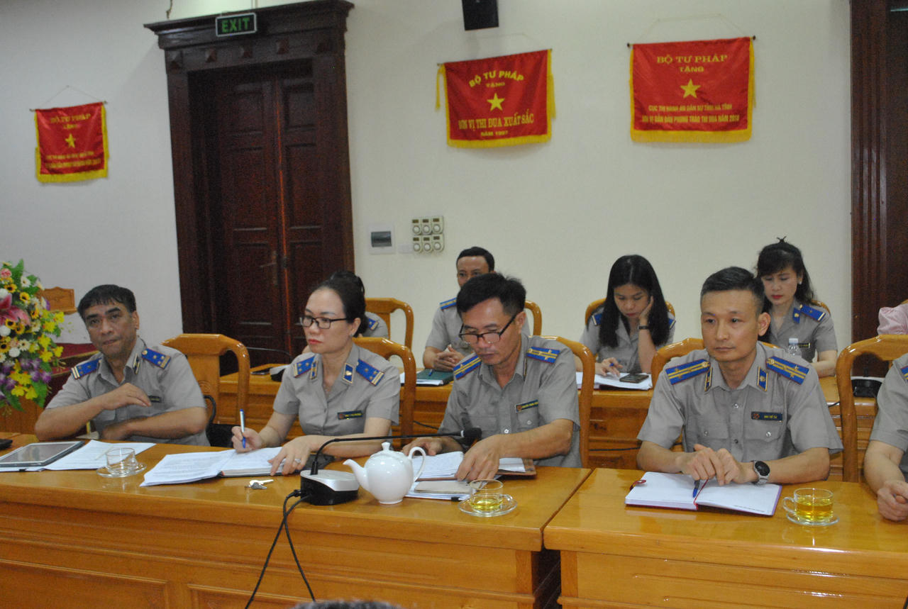 Phó Tổng Cục trưởng Nguyễn Văn Sơn làm việc với Cục THADS tỉnh Hà Tĩnh