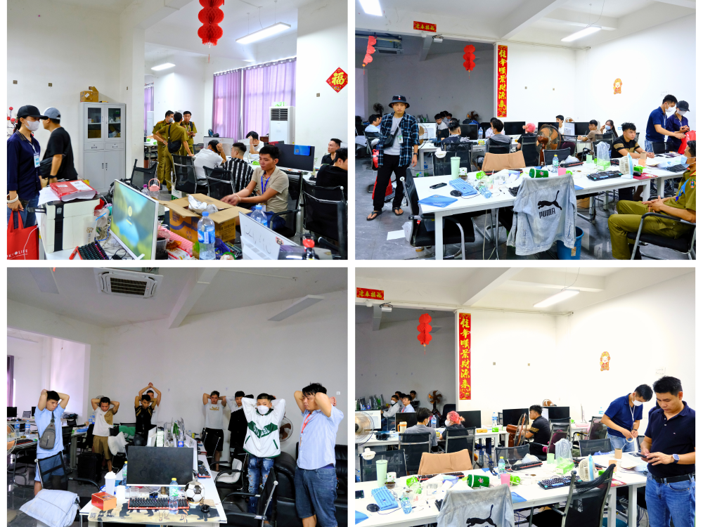 Chuyên án "khủng" bắt 155 đối tượng chuyên lừa đảo trên mạng ở khu Tam giác vàng