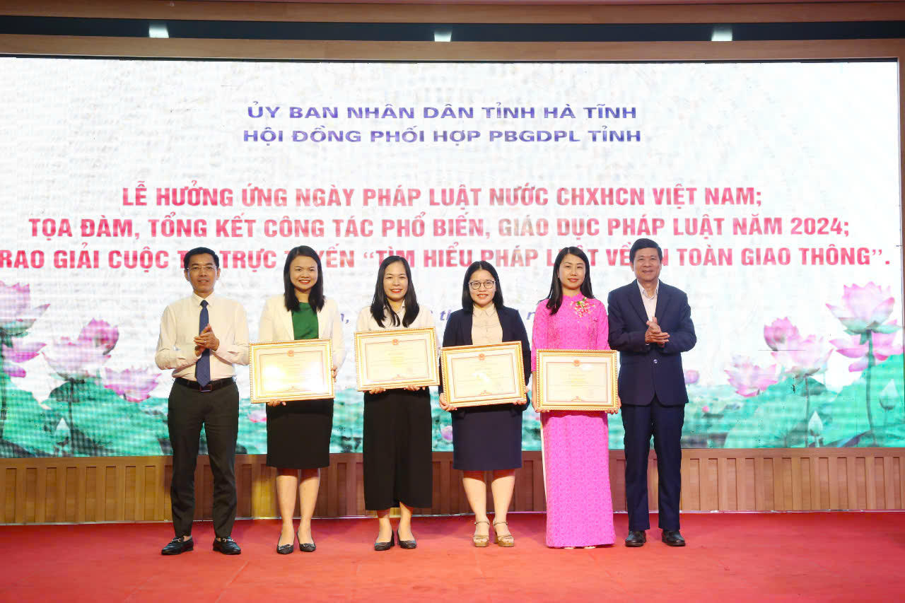 Hà Tĩnh: Hơn 350.000 lượt người tham gia cuộc thi trực tuyến “Tìm hiểu pháp luật về ATGT”