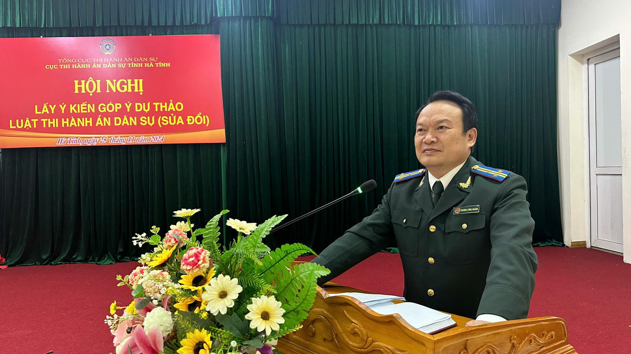 Hà Tĩnh: Lấy ý kiến góp ý dự thảo Luật Thi hành án dân sự (sửa đổi)