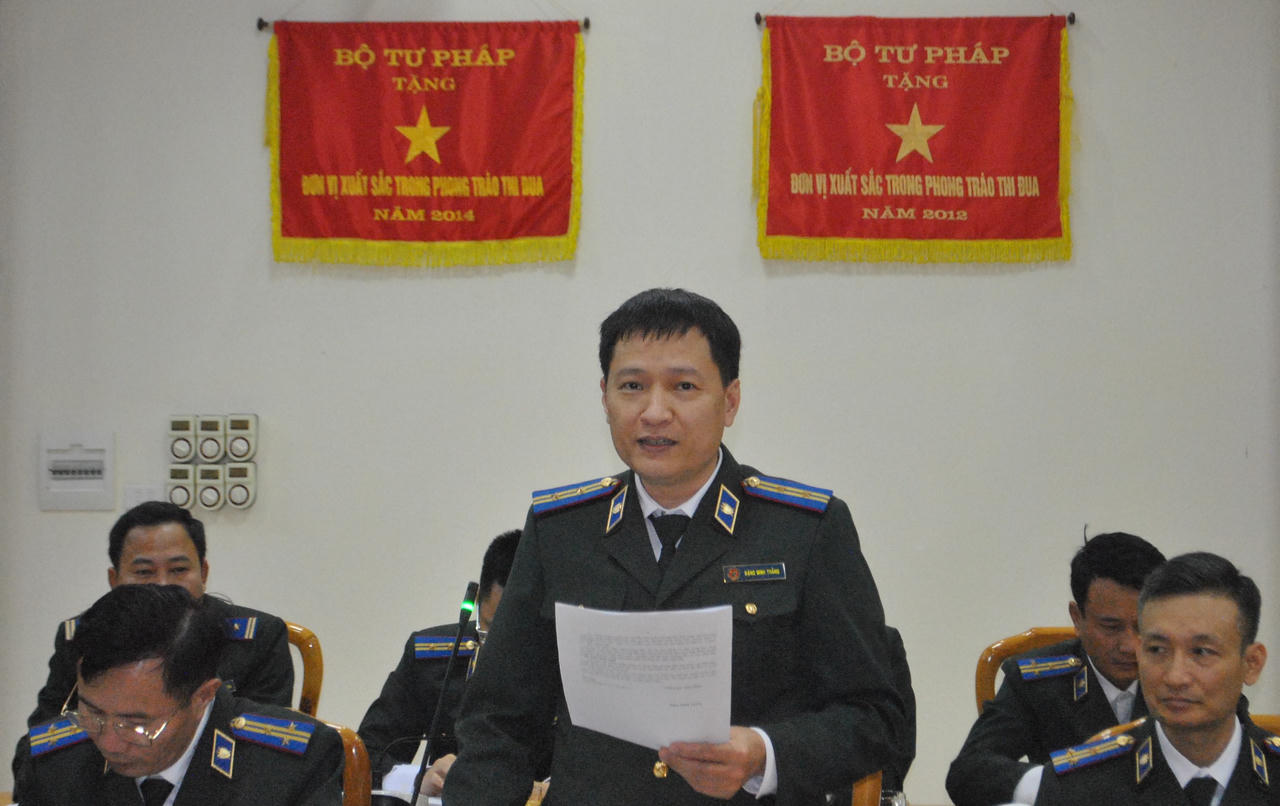 Cục THADS Hà Tĩnh thi hành xong về việc và tiền đạt và vượt chỉ tiêu Tổng cục giao