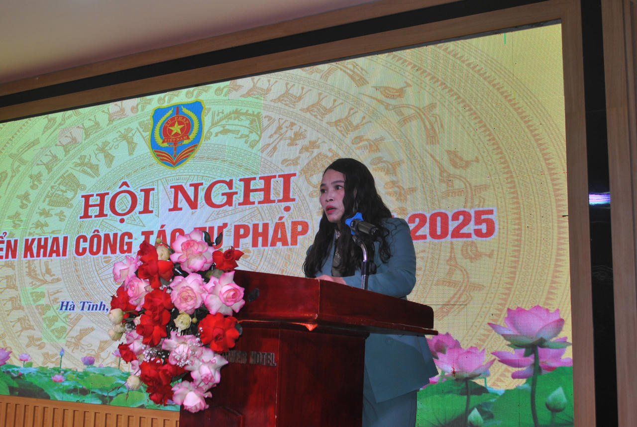 Ngành Tư pháp Hà Tĩnh triển khai nhiệm vụ năm 2025