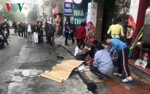 Lại một vụ xe điên gây tai nạn liên hoàn trên đường phố Hà Nội