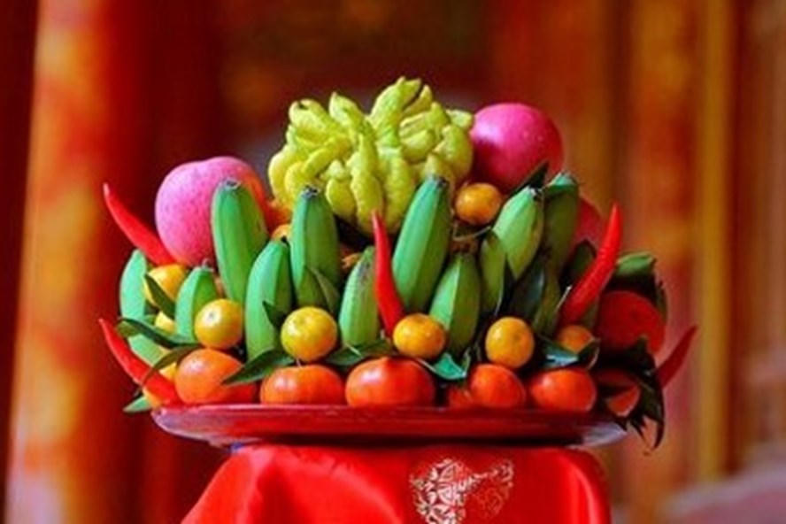 Cách bày mâm ngũ quả đẹp mắt ngày Tết