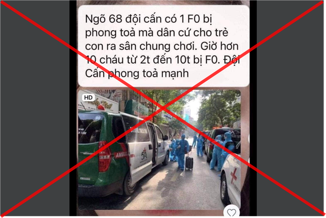 Phản bác thông tin quận Ba Đình có hơn 10 bệnh nhi mắc COVID-19